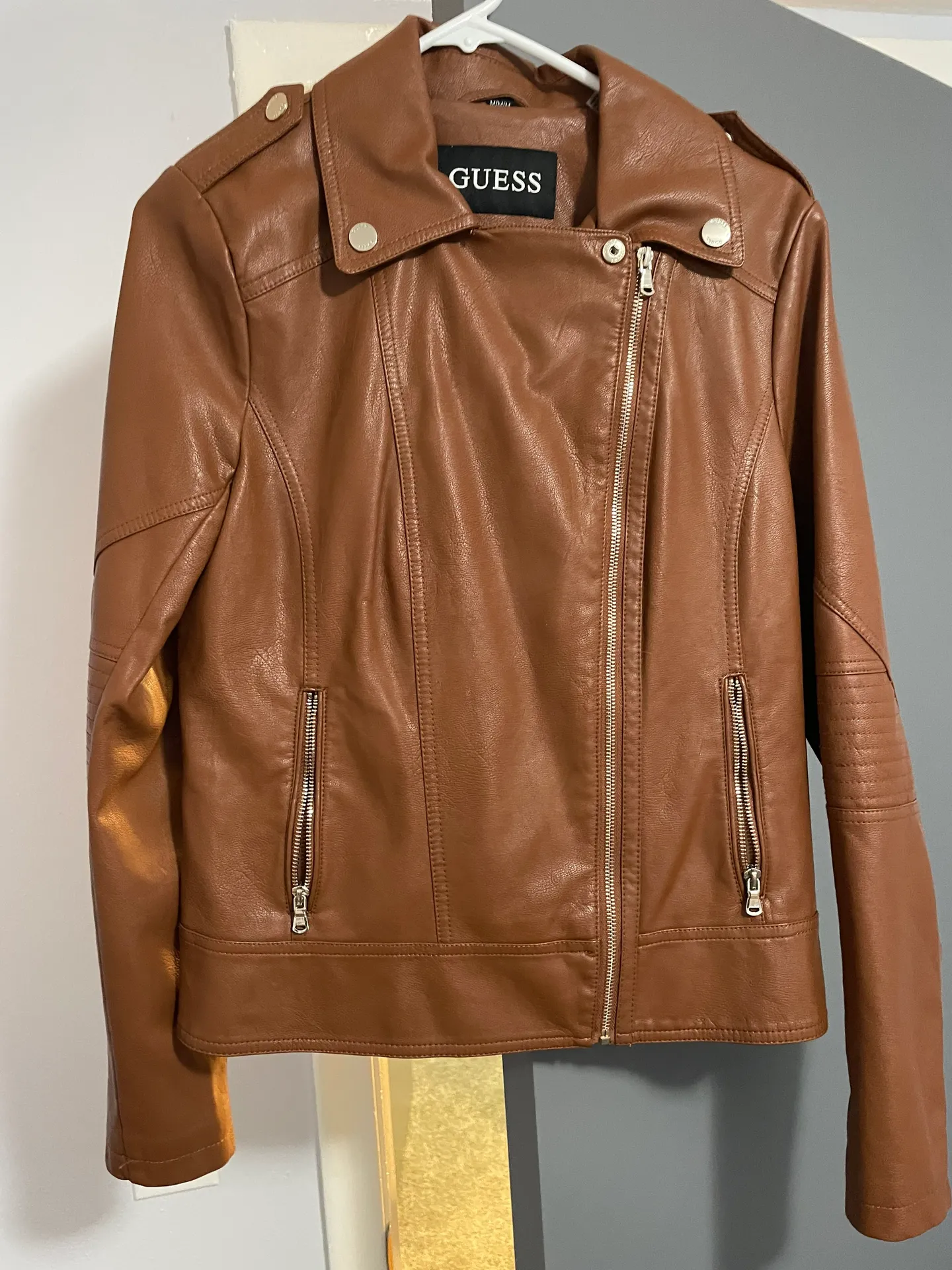 Guess Faux Leather Jacket - Image 2