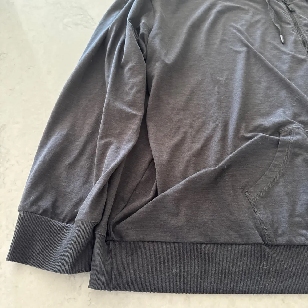 Torrid Charcoal Gray Full Zip Hoodie 4X - Image 3