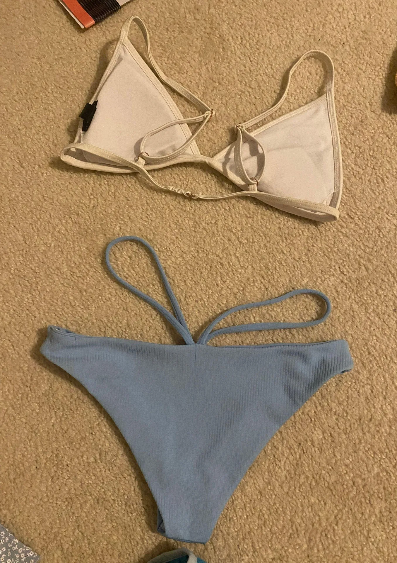 Blue Floral Bikini - Image 2