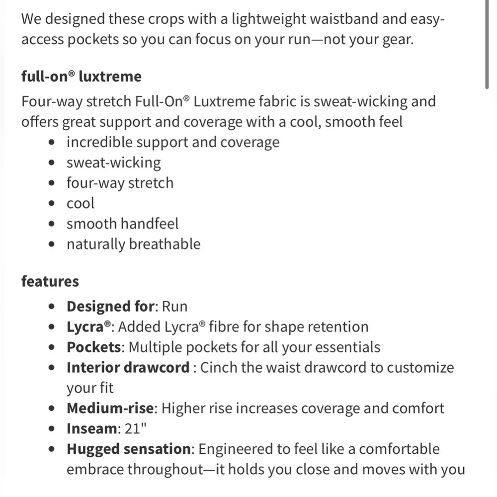 Lululemon Speed Up Crop (21") Tight Legging Black Size 6 - Image 15