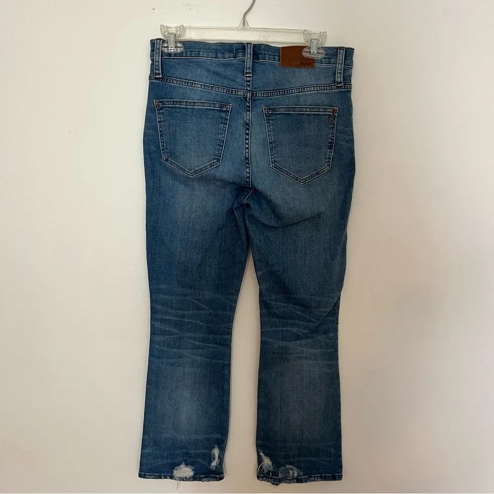 Madewell Cali Demi-Boot Jeans in Bess Wash: Button-Front Edition Size 27 - Image 12