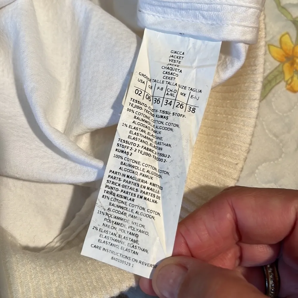 Max & Co adorable little bomber jacket White Size XS - Image 3