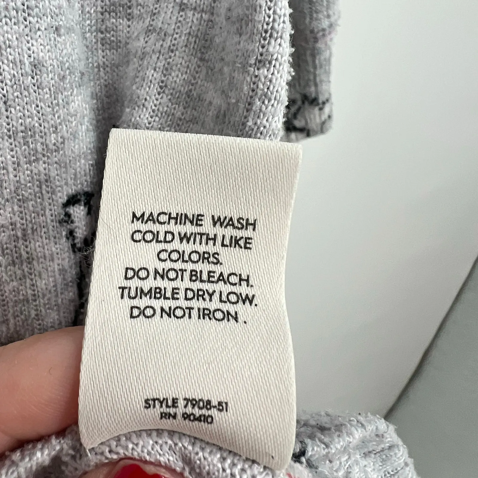 Laura Ashley Scottie Westie dog print pajama PJ nightgown shirt gray size large - Image 4