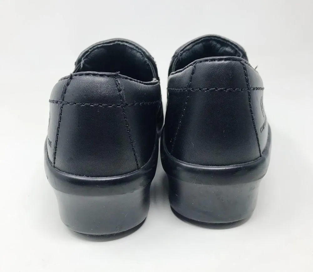 Ariat  Black Leather Professional Slip On Work Clog Shoes composite toe safety 6 - Image 8