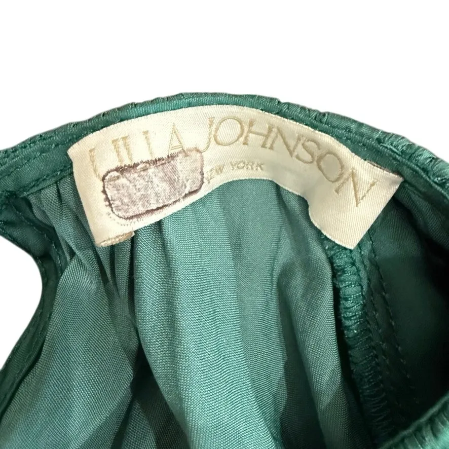 Ulla Johnson Aidy Long Sleeve Blouse in Green, Size US 12 - Image 5