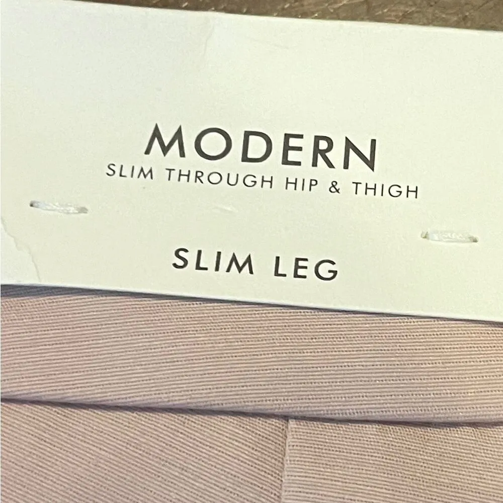 Ann Taylor New Pants Modern Slim Fit Mid Rise Ankle Blush Pink Women’s Size 12 - Image 6