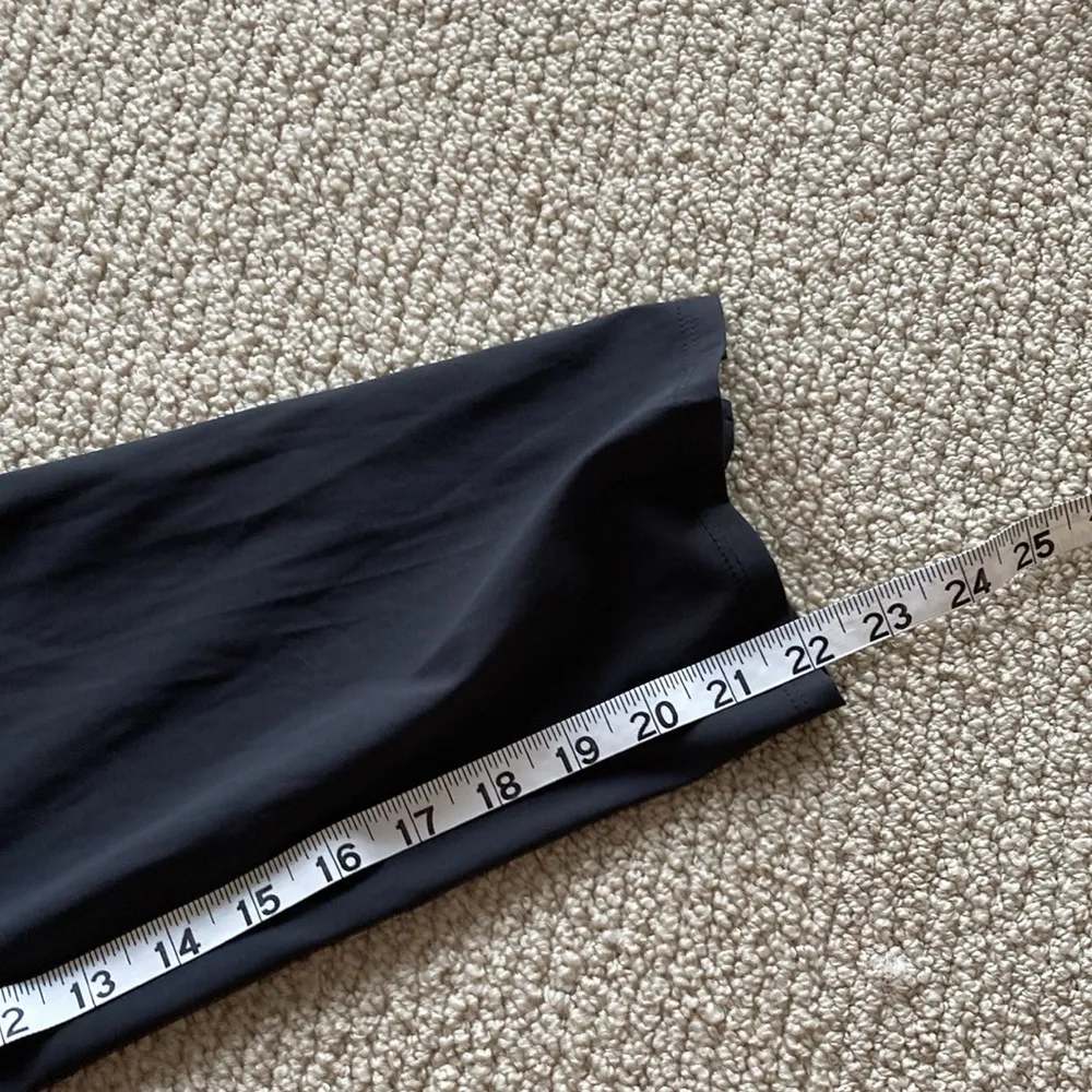 Adidas Adizero Cropped Activewear Pants Size 4 Dark Grey Lightweight Like New - Image 6