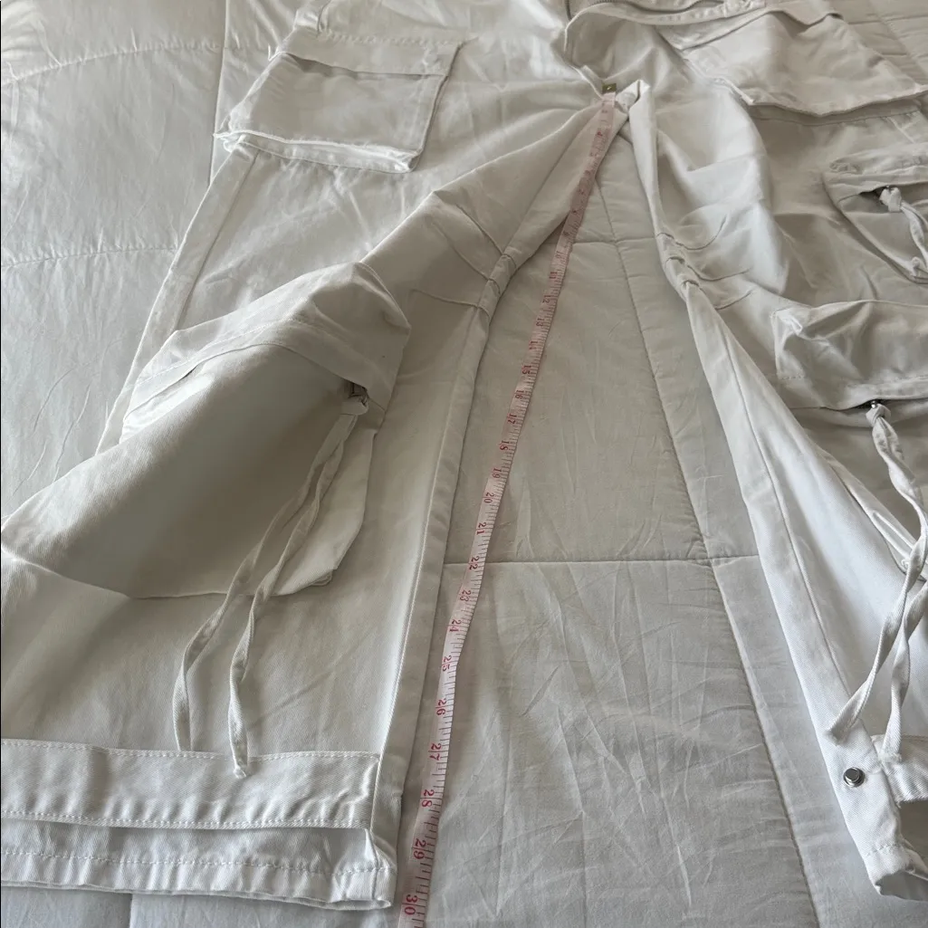 Steve Madden White Women's Cargo Pants size M - Image 6