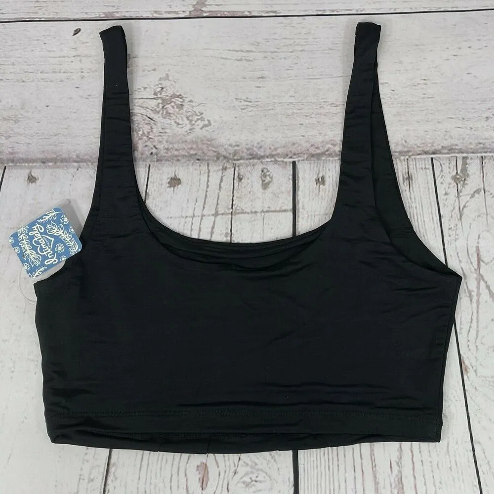 Free People Intimately X-Small Be Cool Brami Bra Long Crop Top Tank Cami Stretch - Image 4