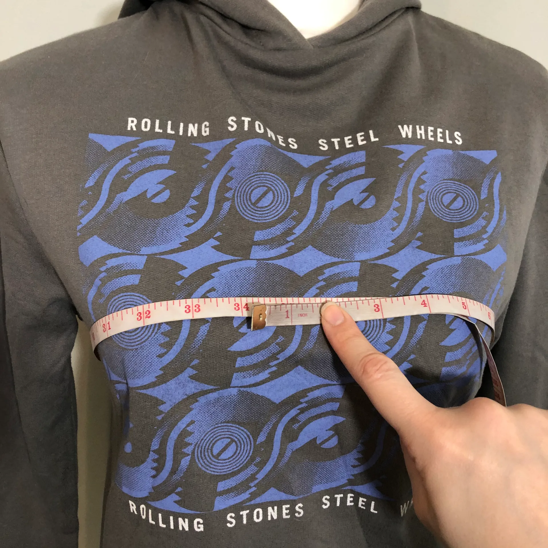 NWOT The  Band Tee Steel Wheels Hoodie Top Pullover Sweatshirt New - Image 4