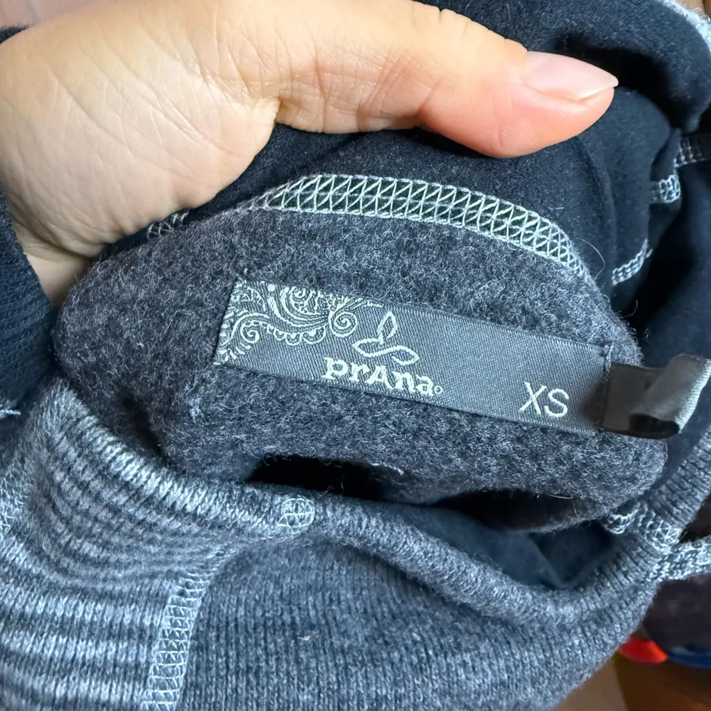 Prana Gray Wool Lucia Mock Neck Pullover - Image 5