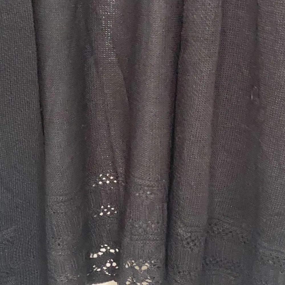 NWT Signature by Robbie Bee Macy's Knit Detail Short Sleeve Cardigan - Image 6