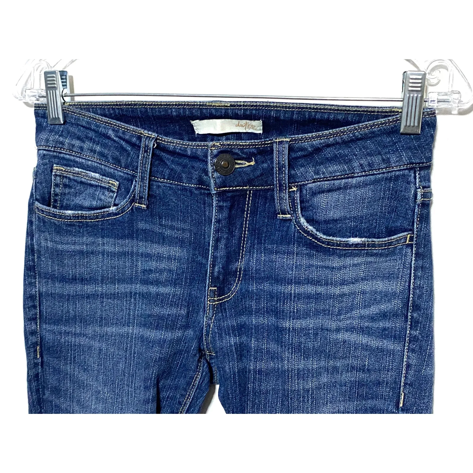 Daytrip Refined Lynx Skinny Jeans Womens 25 Stretch Distressed Grunge Ripped Y2K - Image 5