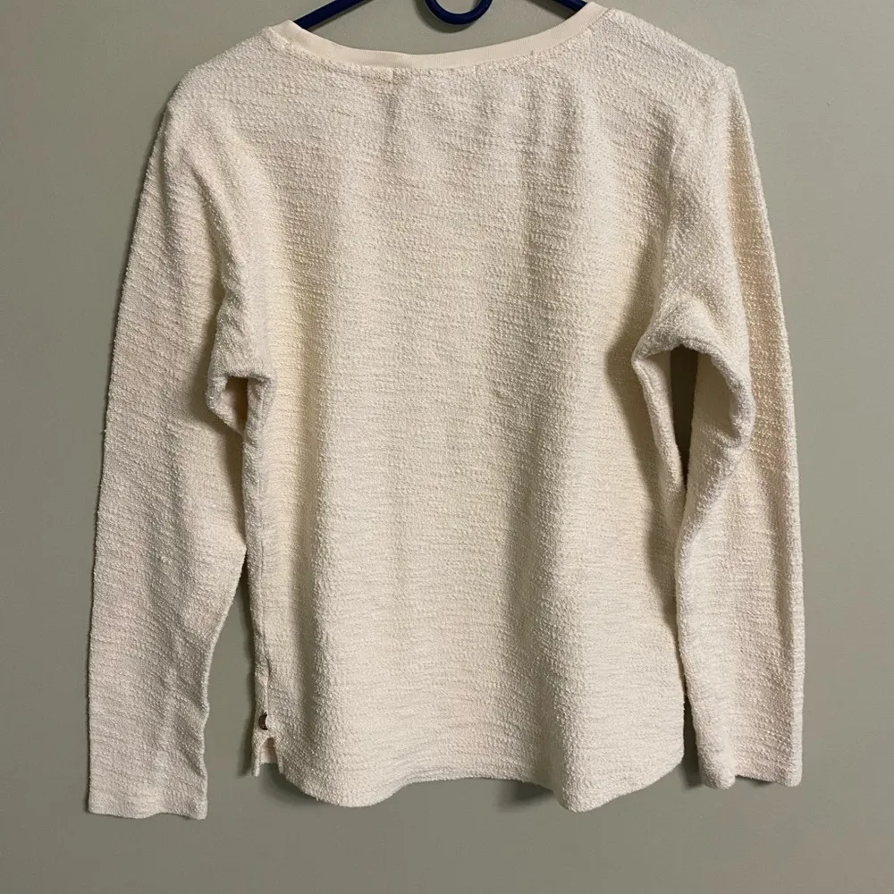 Scotch & Soda Women's Long Sleeve Cream Sweater Sweatshirt Top Size 2 Maison - Image 2