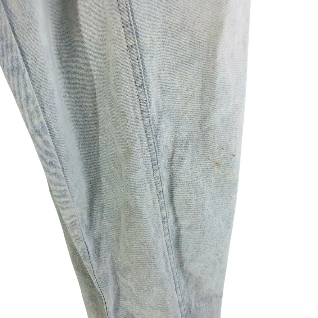 Cherokee Womens Jeans Vintage 90s Pull On High Waist Skinny Light Wash Pleated 7 - Image 4