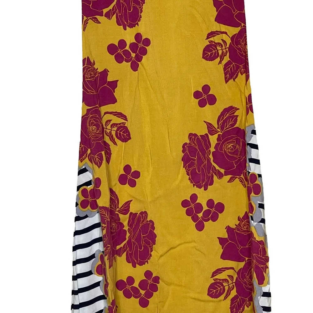 Matilda Jane Once Upon A Time Golden Key Floral Embroidered Shift Dress XS Women - Image 3