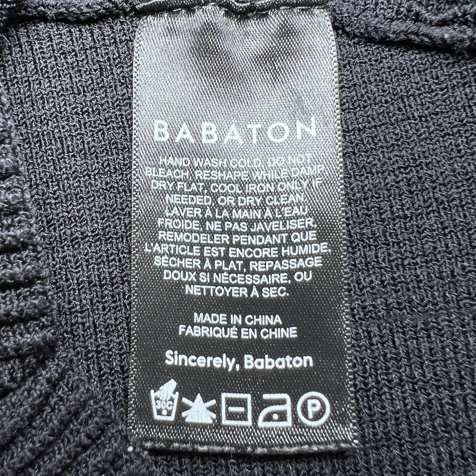 Aritzia Babaton Sculpt Knit Mockneck Ribbed Black Tank Top Women’s Size Small - Image 5