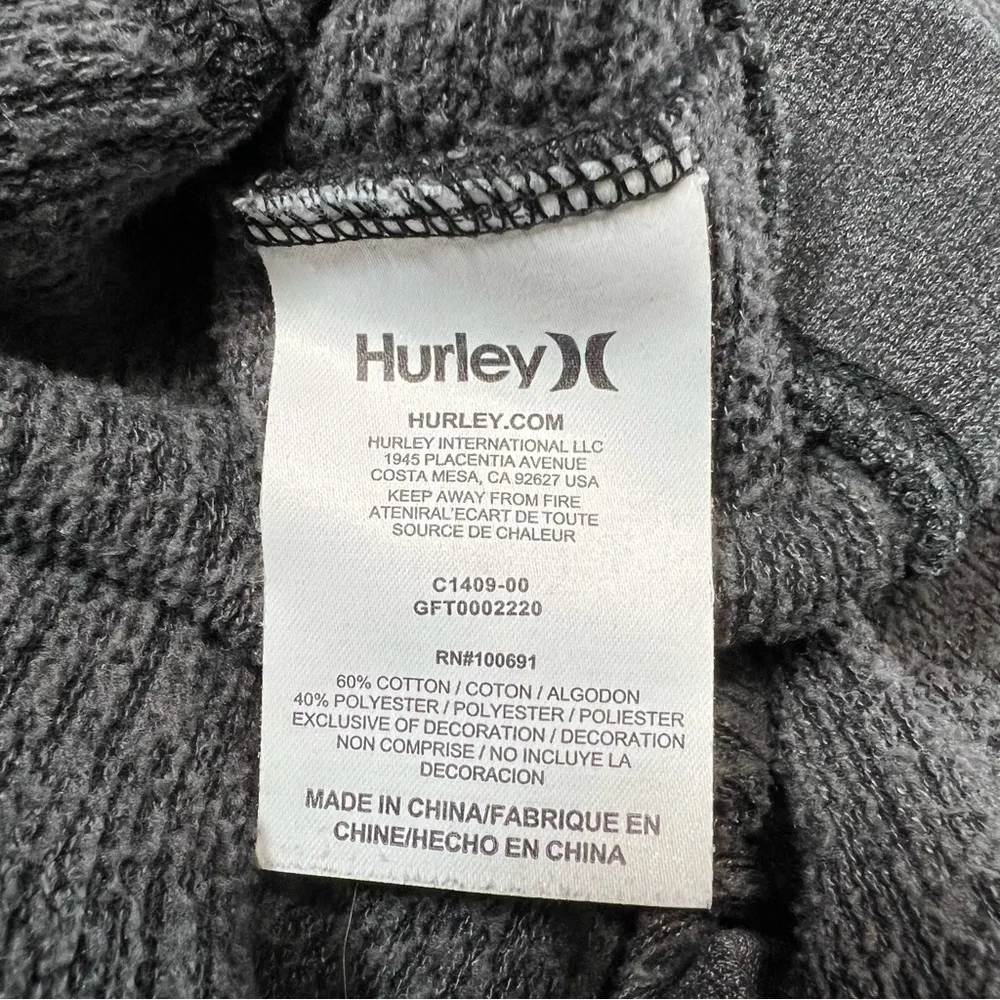 Hurley Black and Gray Women's Jacket, Size: Med - Image 11