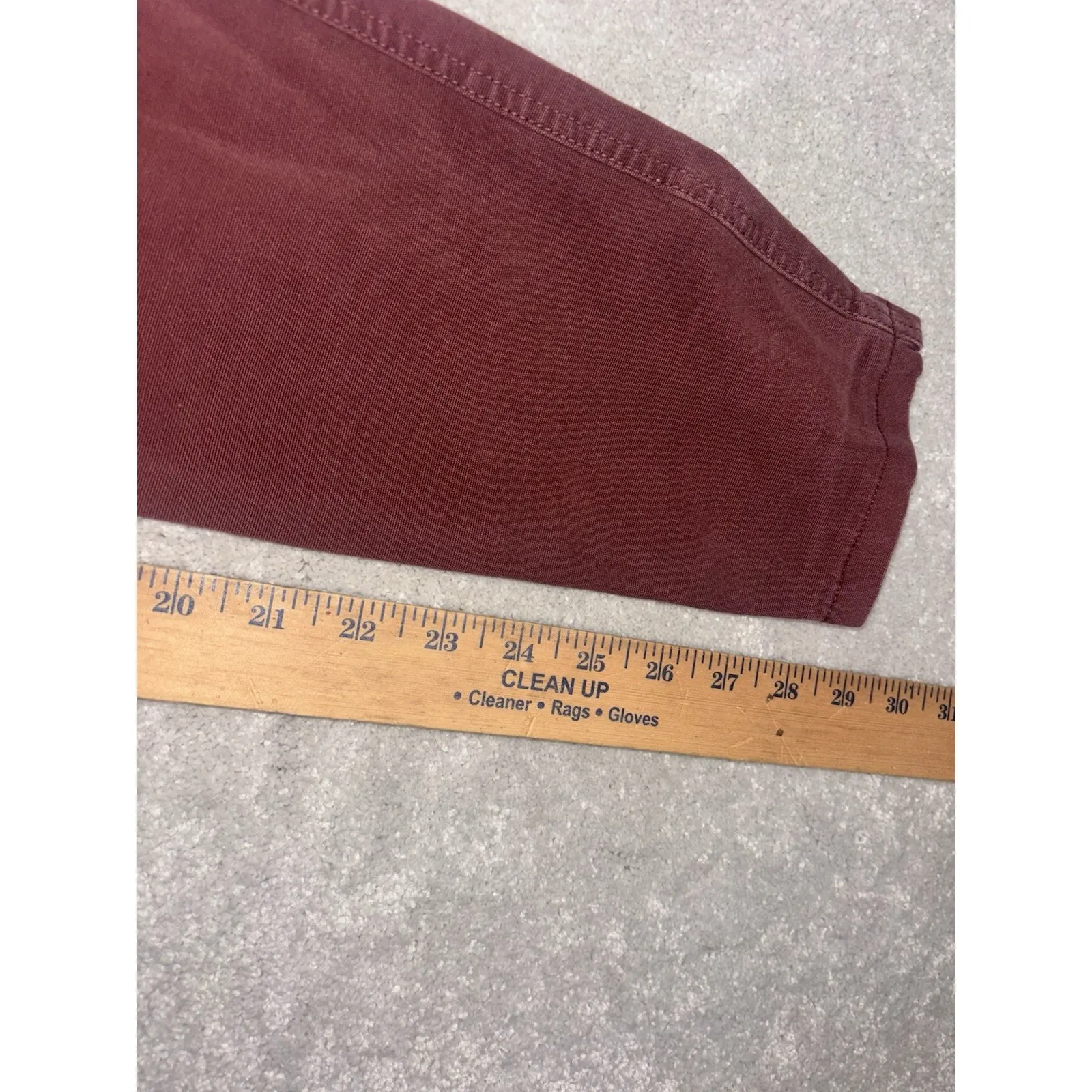KUHL Legendary Pants Womens Sz 8 Maroon Red Slim Stretch Cotton * - Image 11