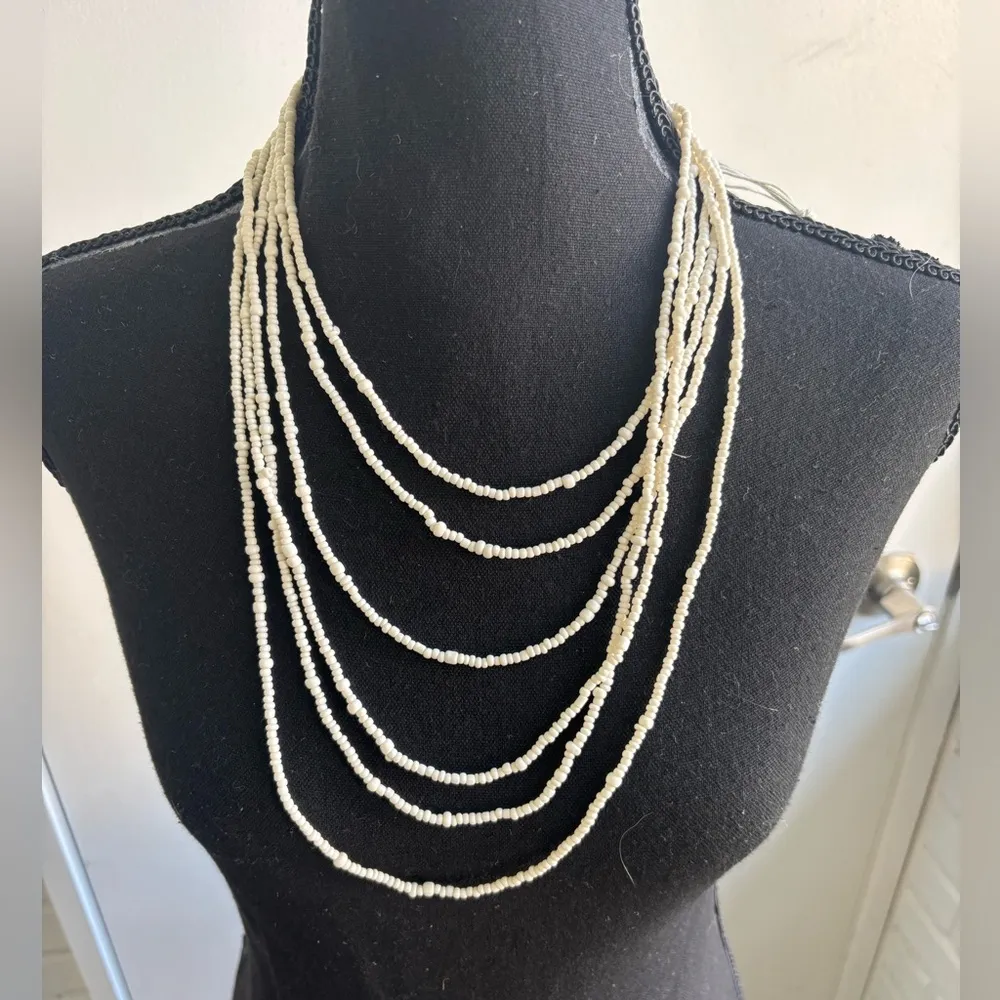 Free People NEW WITH‎ TAGS Milos Layered Necklace boho vacation whimsical - Image 2