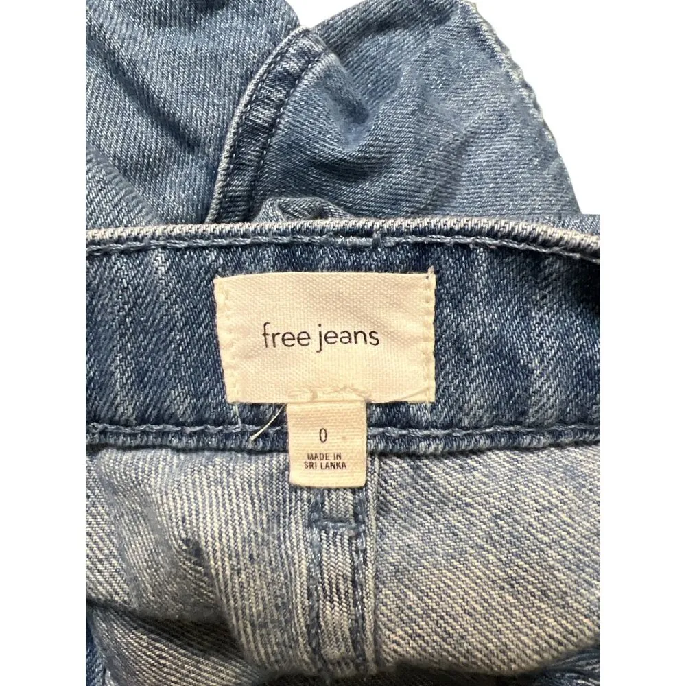 Wilfred Free Denim Jean Shorts Bootie Front Pockets Size 0 - Image 4