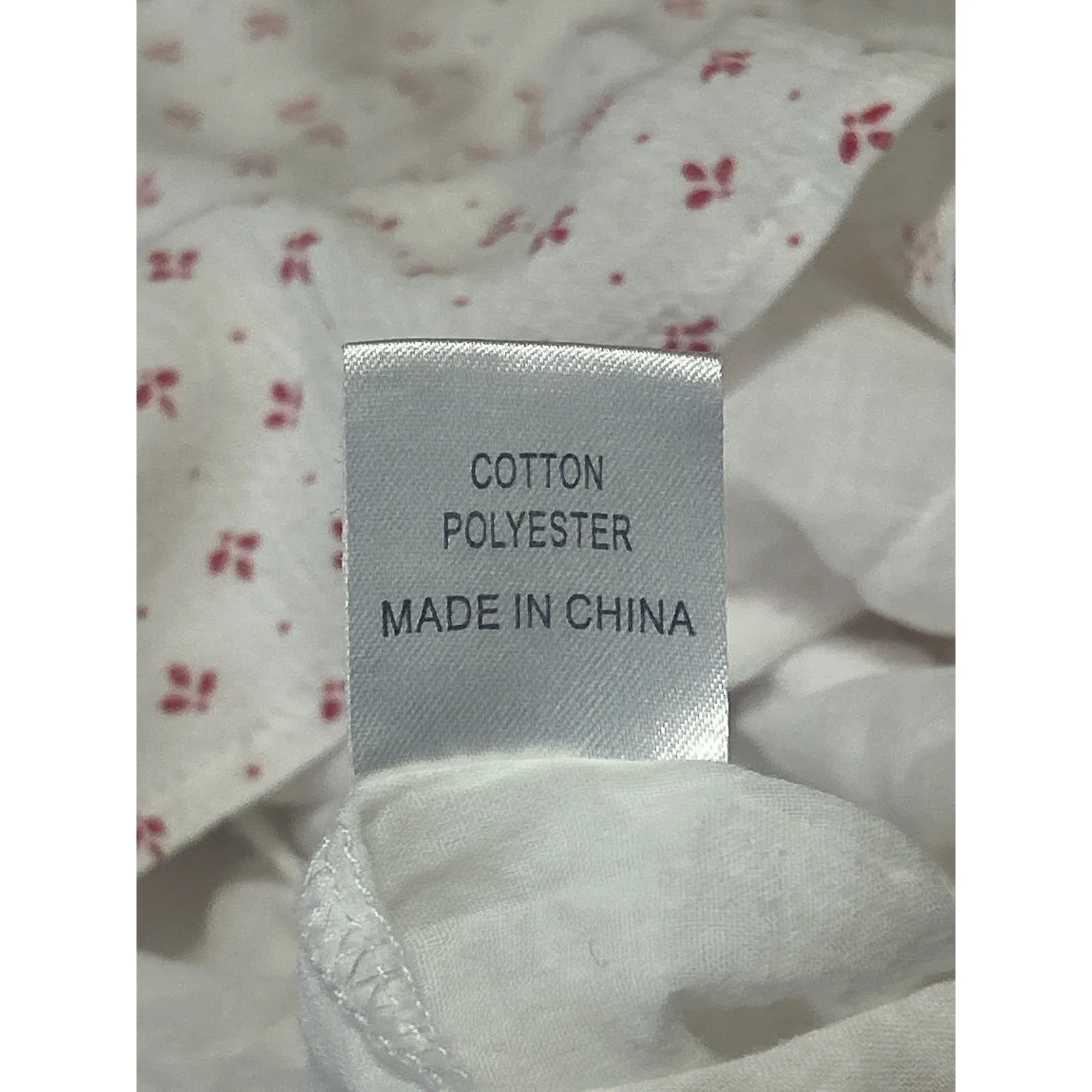 Princess Polly White Red Floral Sleeveless Ruffle Button Mini Slip Dress Size 4 - Image 5