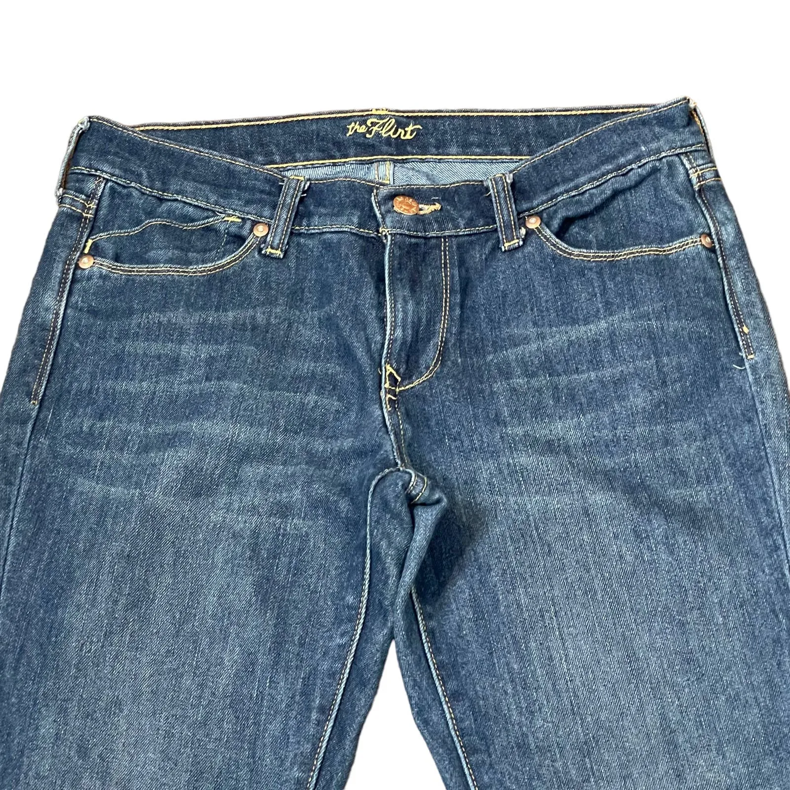 Old Navy The Flirt Jeans Size 6 Regular Blue‎ Womens Denim Stretch Blend 31X32 - Image 2