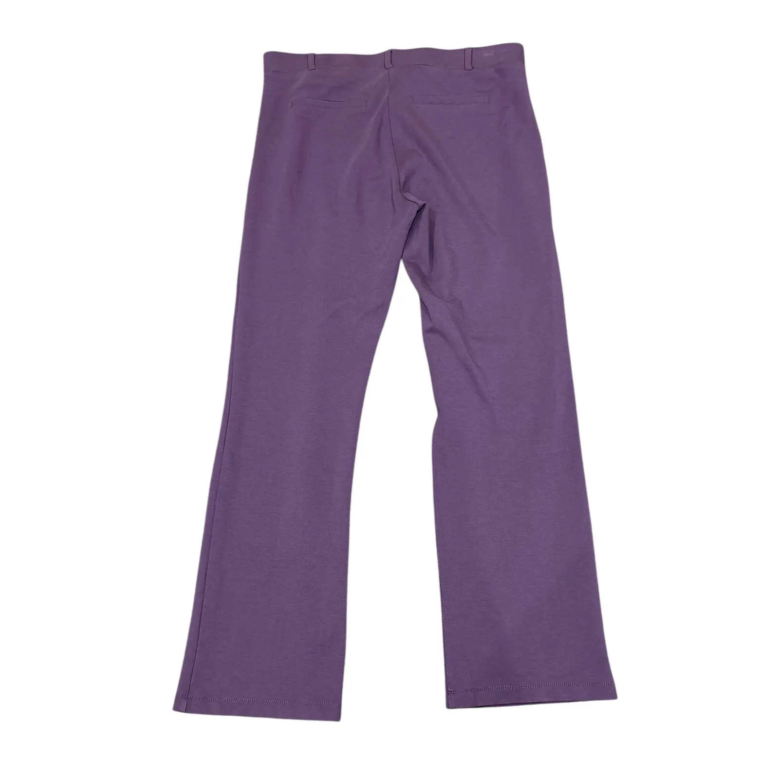 Betabrand Purple Straight Leg Pants 1X Petite Stretch Professional Workwear - Image 3