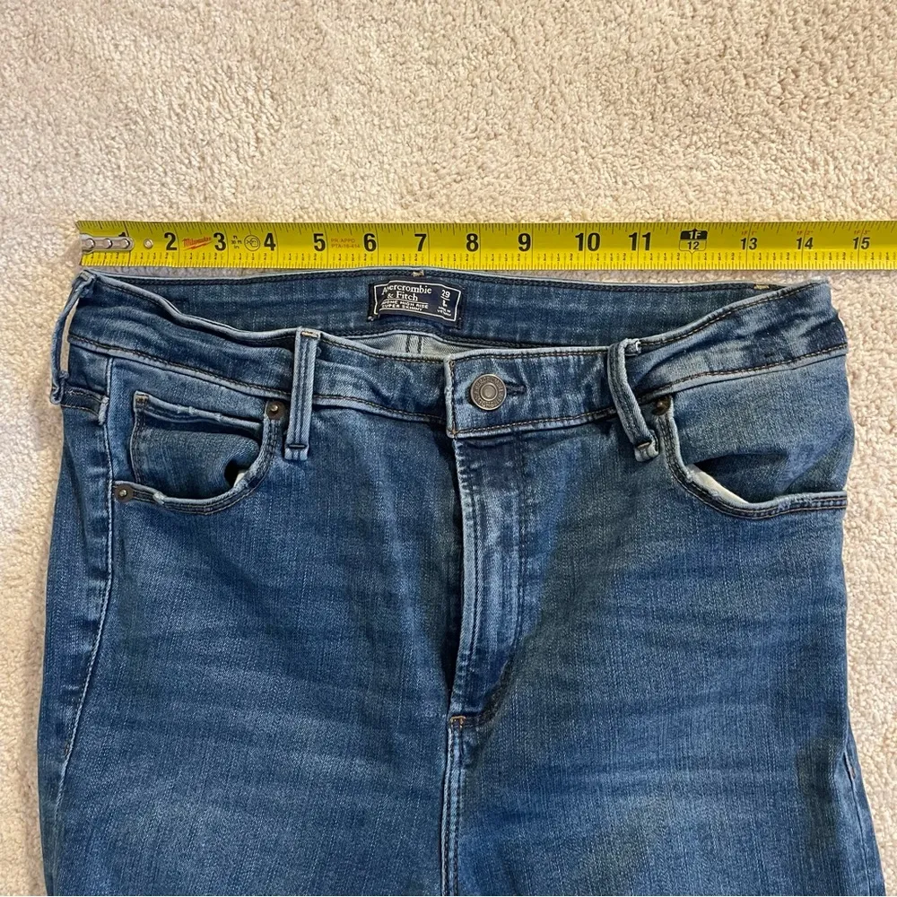 Abercrombie and Fitch Jeans Simone High Rise Super Skinny Size 8 - Image 8