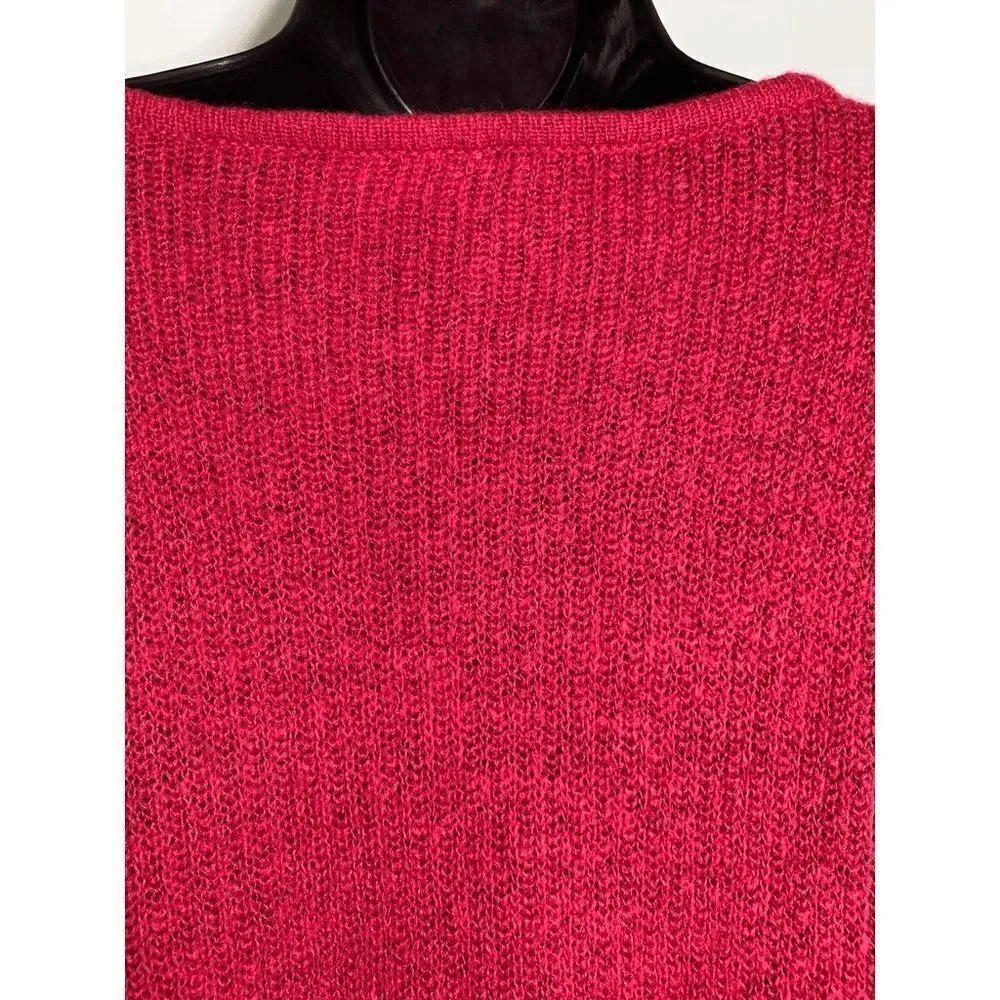 CV Charles Jogelle Italian Knit Sweater Red Size XS - Image 6