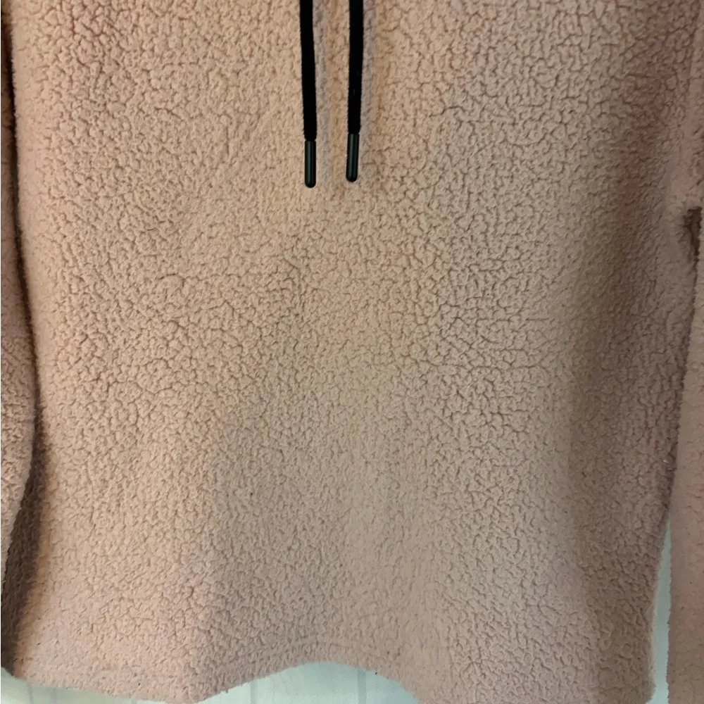 Fila Size Small Hooded Sweater Sherpa Fleece Josephine Pink Hoodie Women… - Image 3