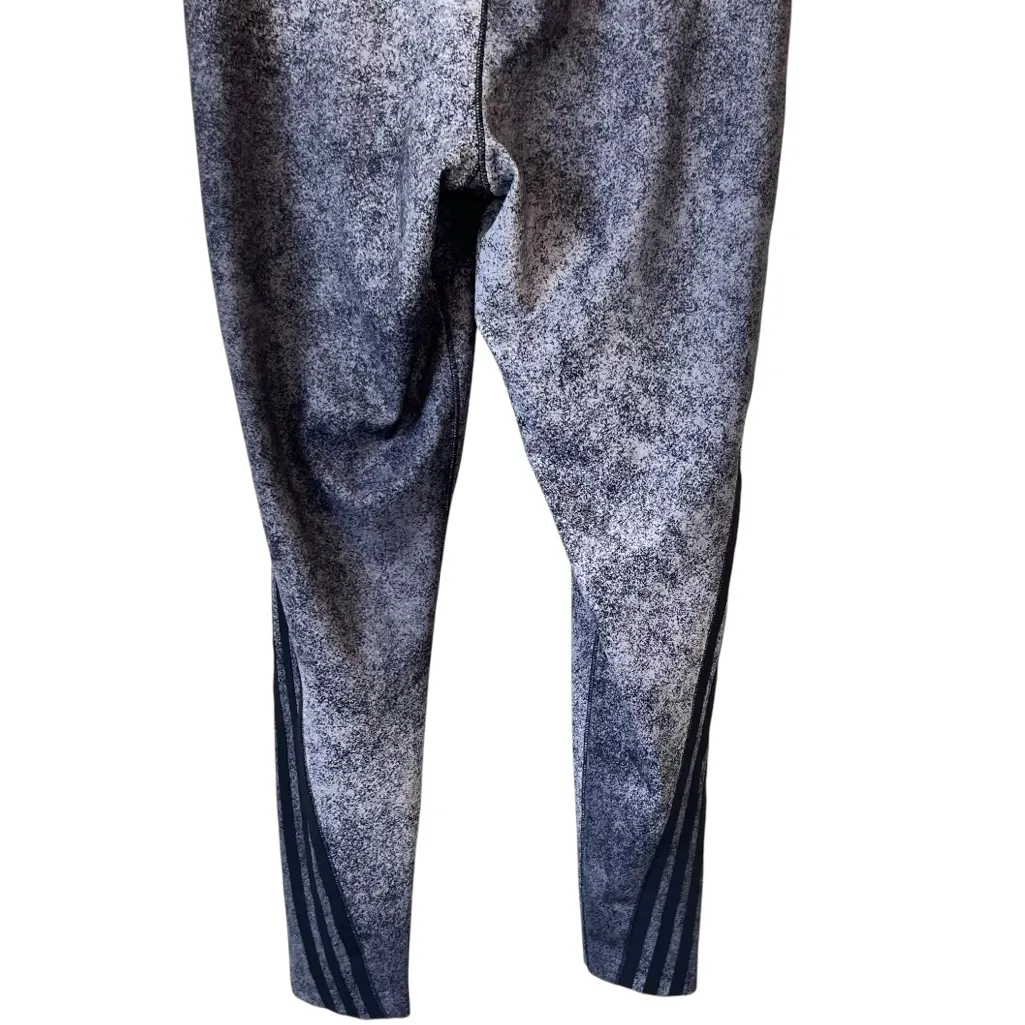 New ADIDAS Feel Brilliant Tight Aeroready Legging Metallic Silver Black Sz L - Image 11