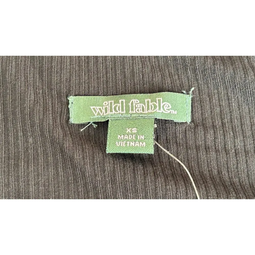 Wild Fable  | Women's Ribbed Knit Solid Sleeveless Bodysuit | NWT | XS - Image 3