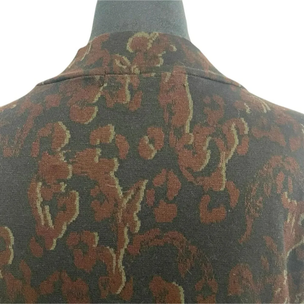 NEW Cut Loose Size Medium Top Blouse Long Sleeve Mock Neck - Image 6