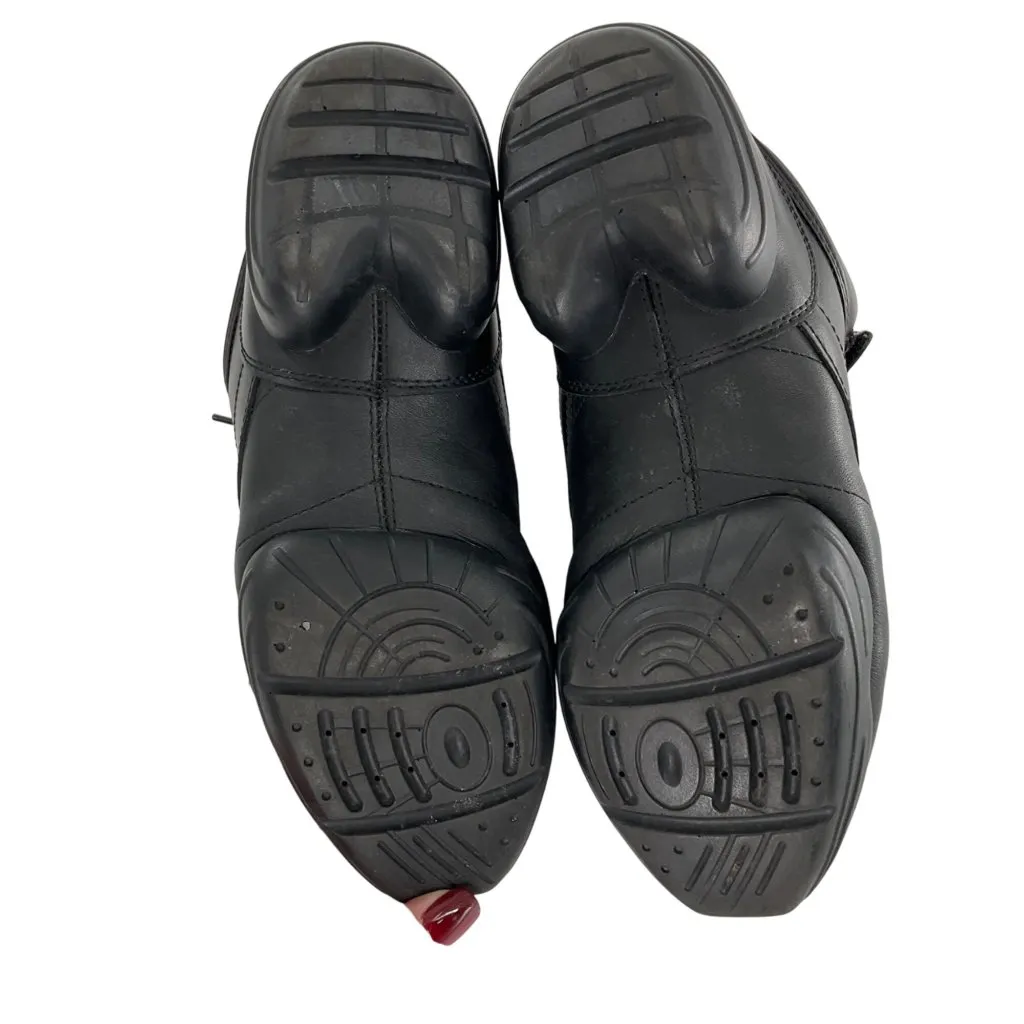 Capezio Fierce Black High-Top Dance Sneakers Womens Size 9 Leather Upper Lace-Up - Image 3