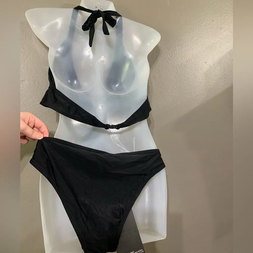 Black One Piece Swimsuit - Image 2