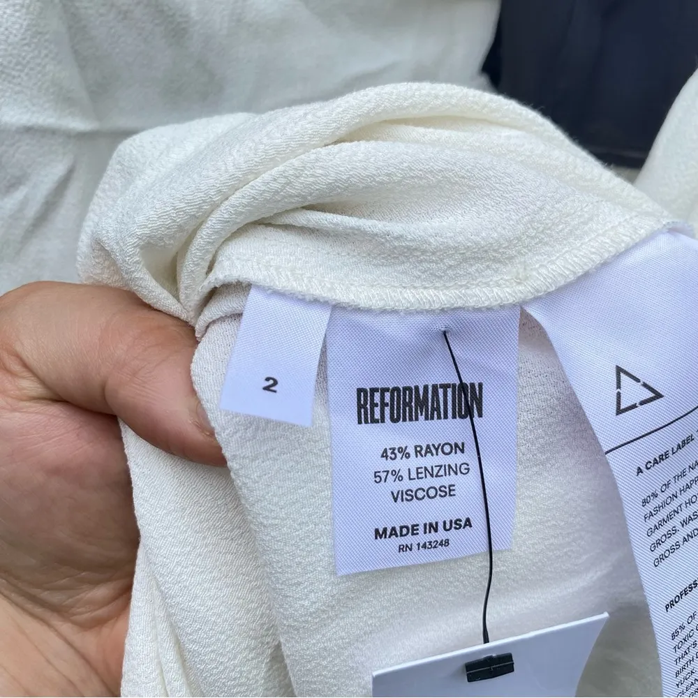 •Reformation sheer slip on tunic dress• Size 2 - Image 5