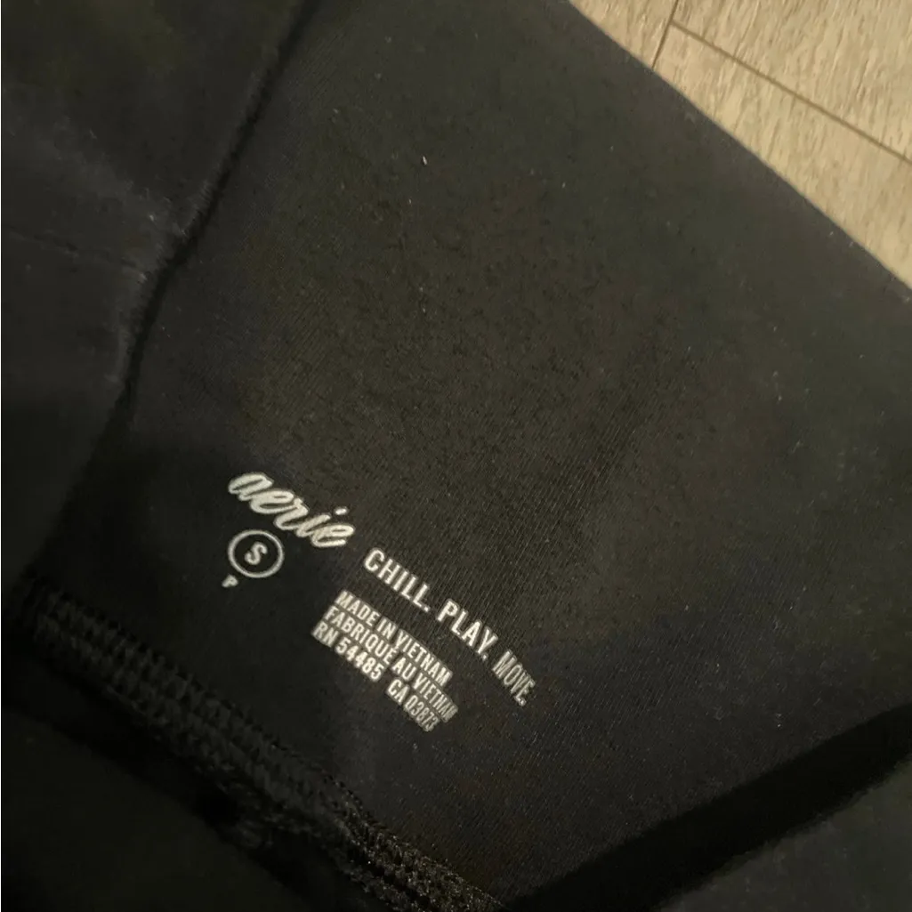 Aerie Black Chill Play Move Leggings - Image 2