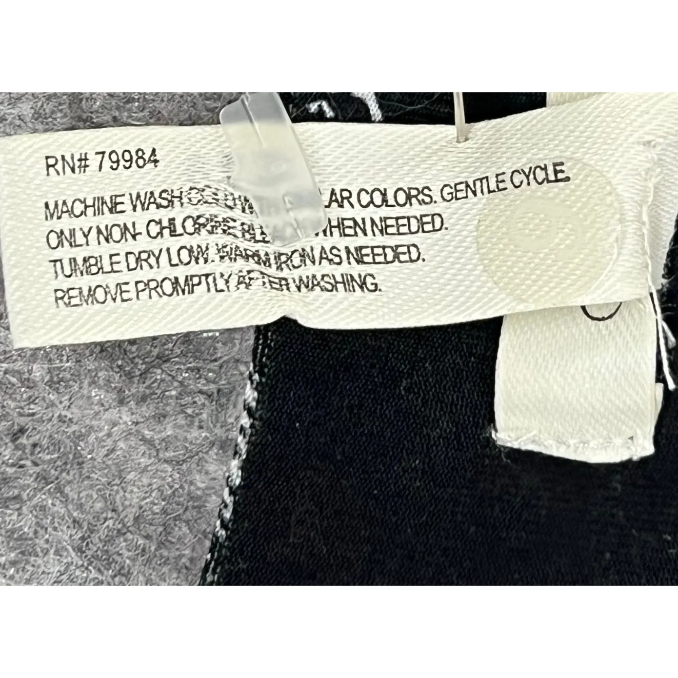 Soma Maxi Dress Womens S Black White Geometric Striped Empire Waist Soft Comfort - Image 11