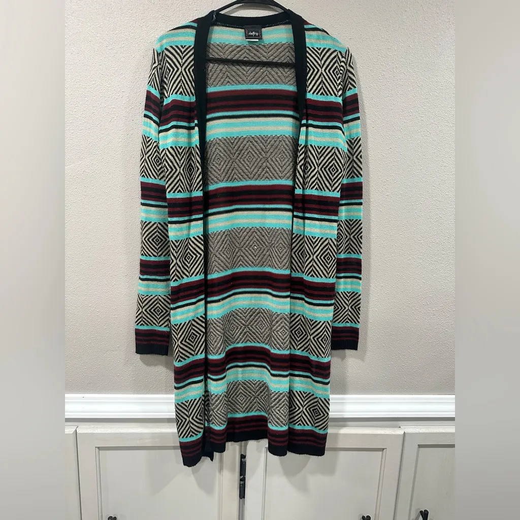 Daytrip Geo Cardigan Sweater - Image 3