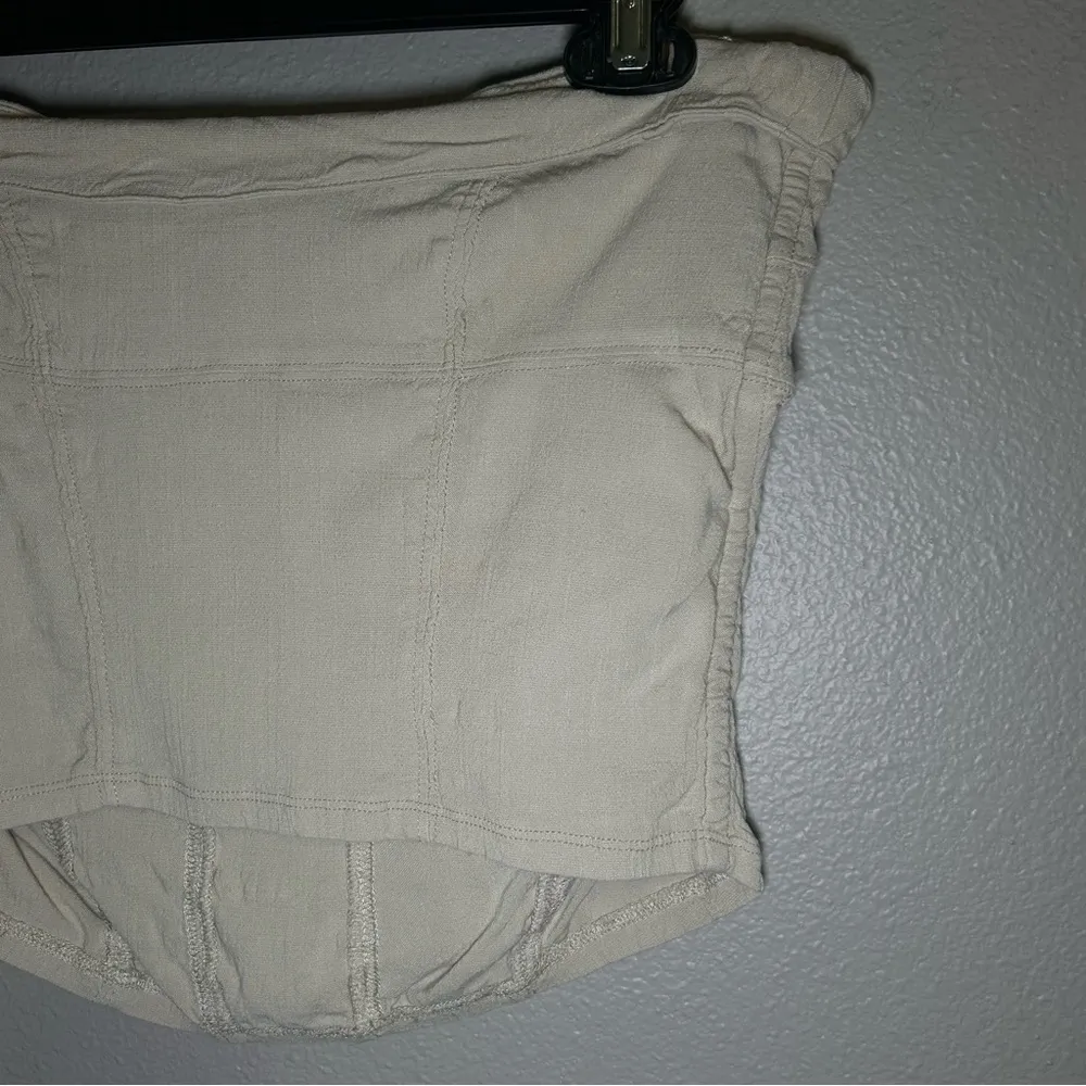 Free People You Too neutral cream tube top women’s size large - Image 8