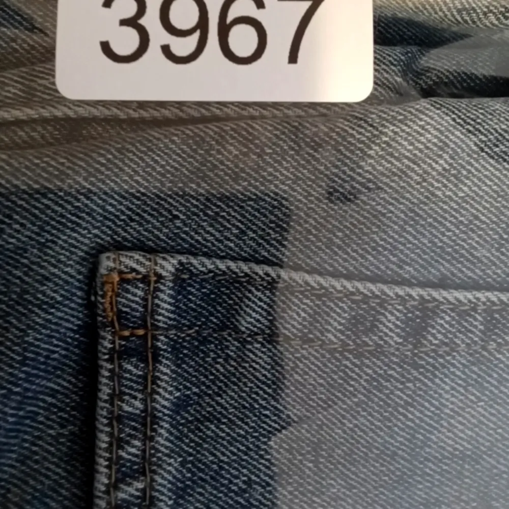 Musera streetware super wide leg goth women's pants size 25 Blue - Image 6