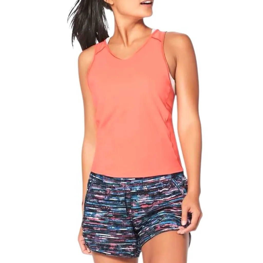 Lululemon Tracker Short V 4" Hinshu Alpine White Multi Size 8 - Image 3