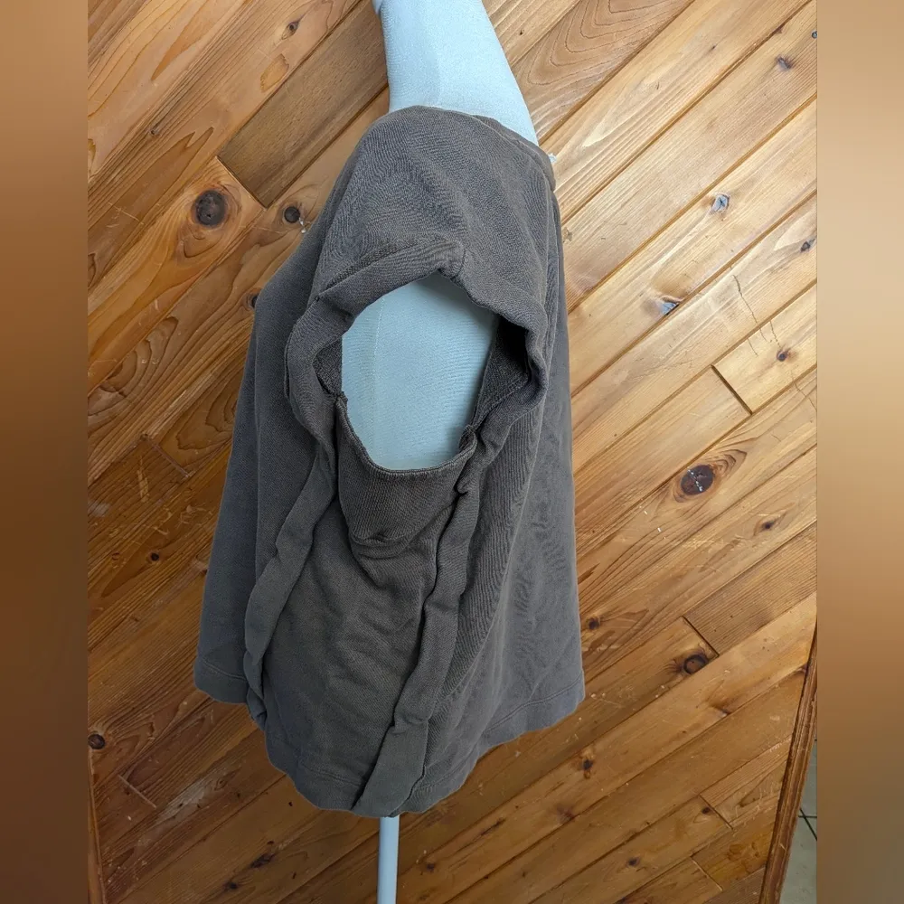 Casual Brown Women's Sweatshirt Size XL - Image 4