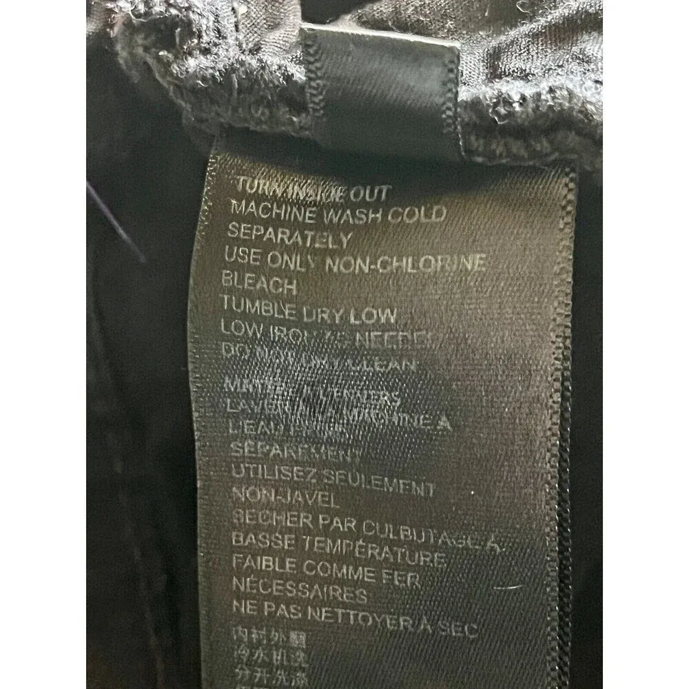 BDG Jeans Womens 29 Twig High Rise Black Distressed Cotton Blend Denim Grunge - Image 5