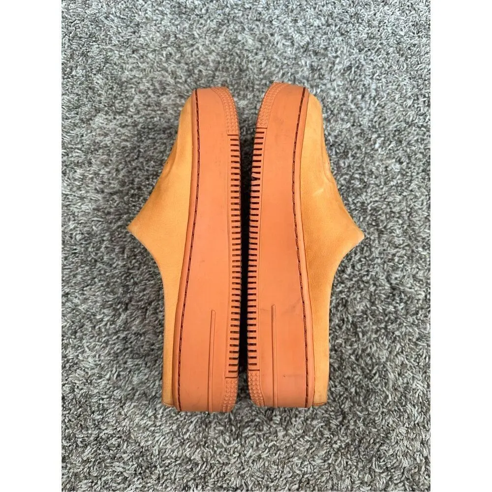 Nike Air Force 1 Lover XX Slip on Shoes Cinder Orange Womens Size 8.5 Mules - Image 14