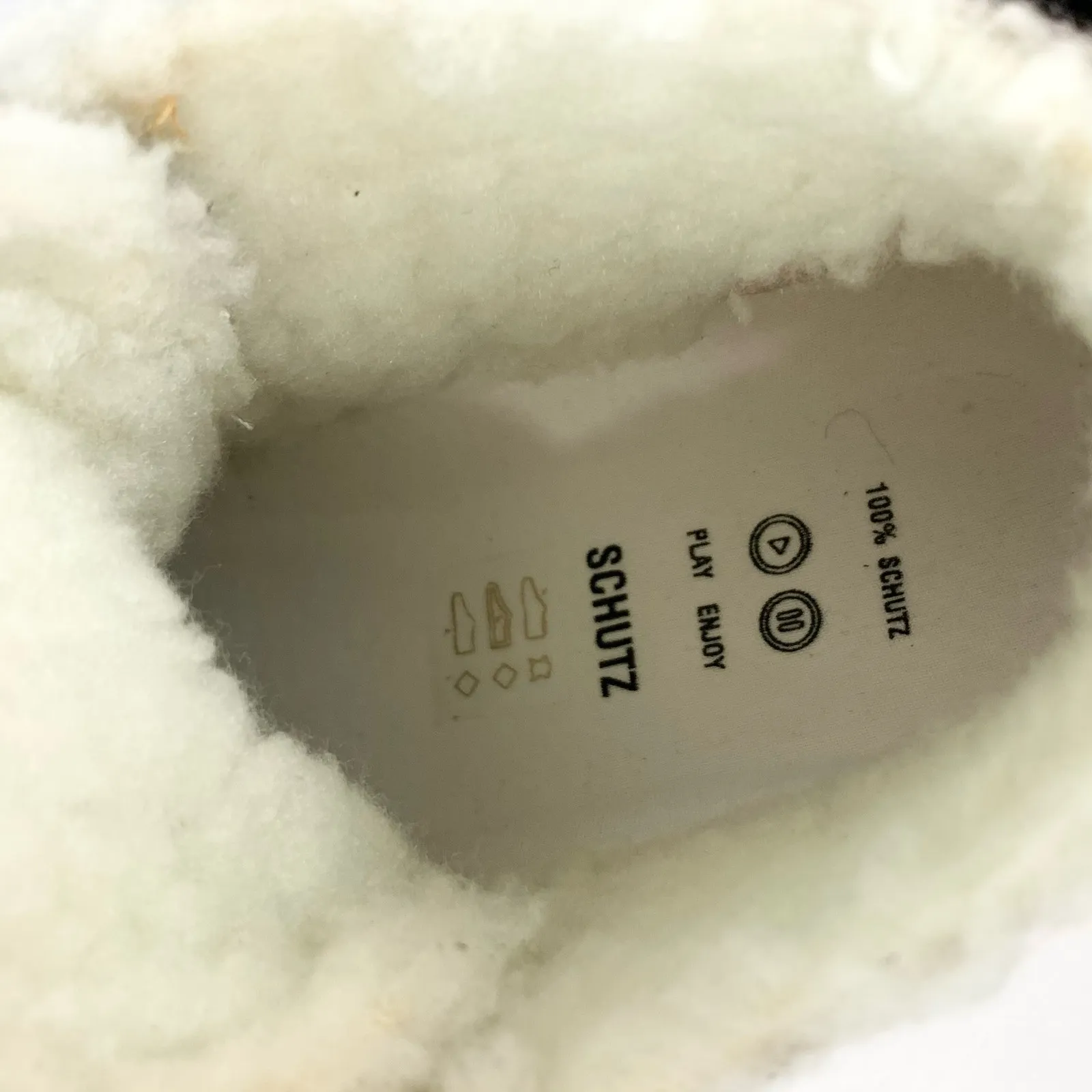 Schutz Womens Mixed Media High Top Sneakers Platform Nubuck Deluxe Brown Black 7 - Image 11