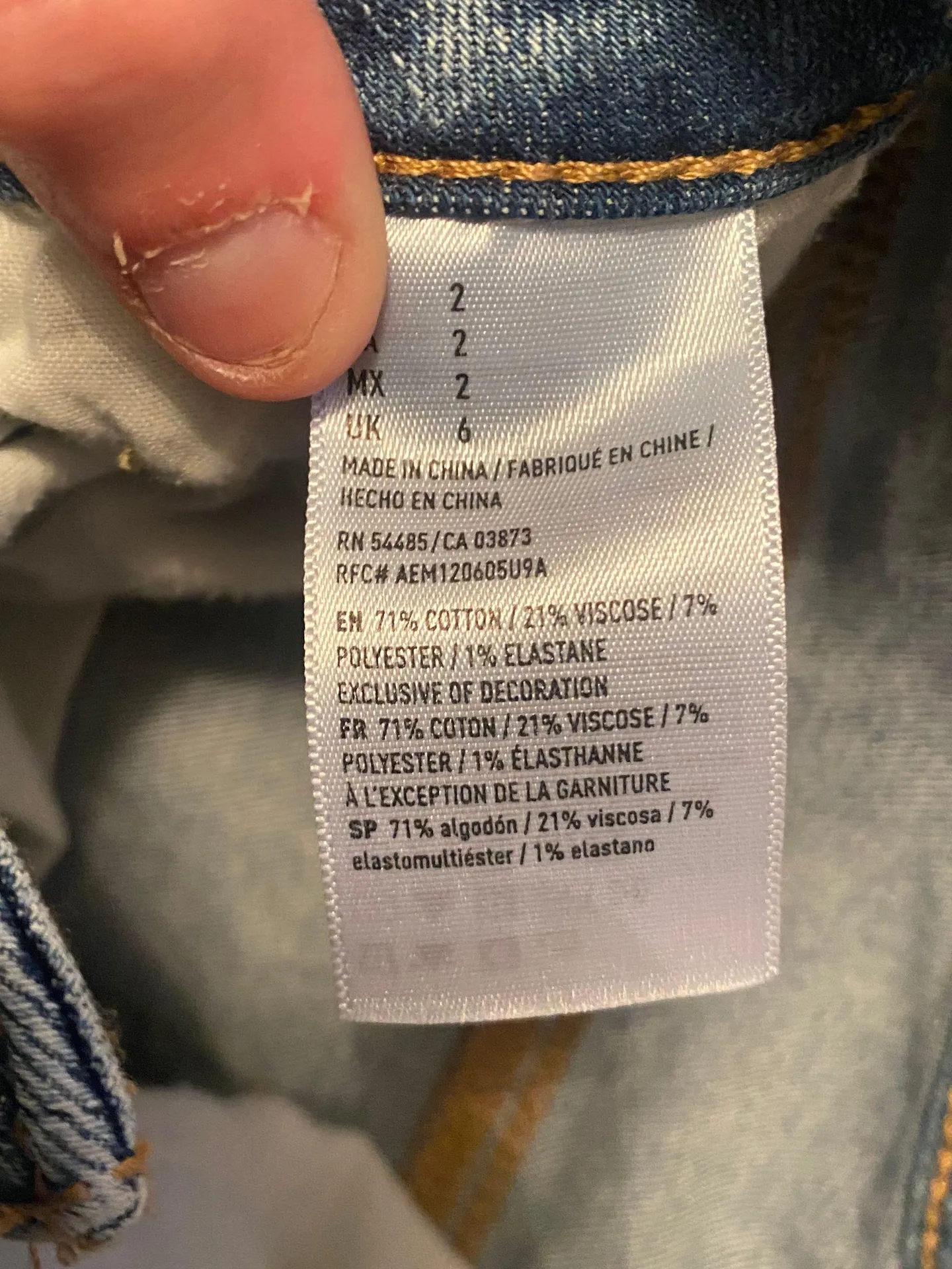 American Eagle  denim skirt  - Image 3