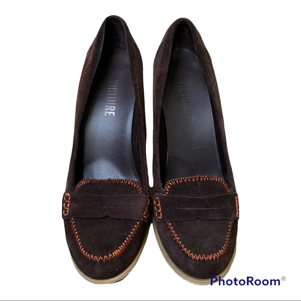 Pour La Victoire Chocolate Neala Wedges size 10 - Image 3