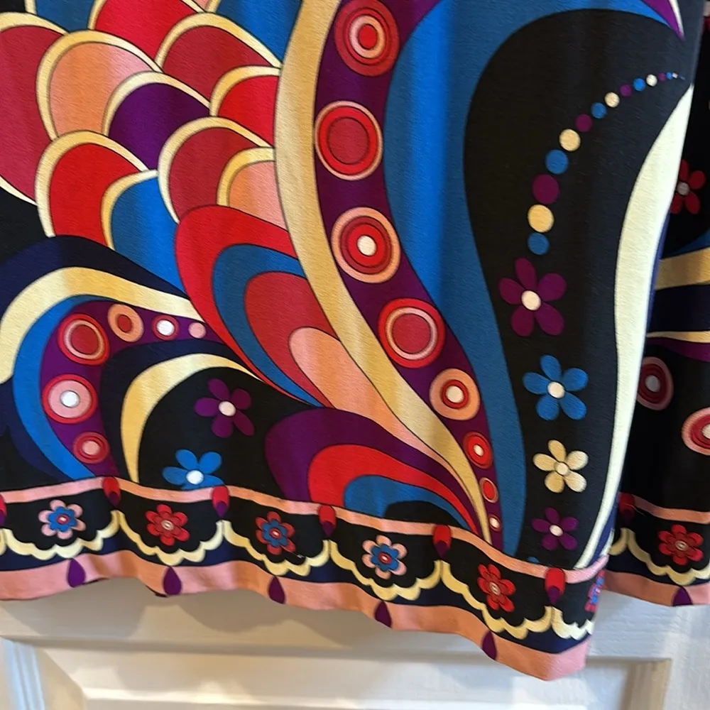 ALI RO Floral Multicolor Dress SIZE 6 
Poly/Spandex - Image 3